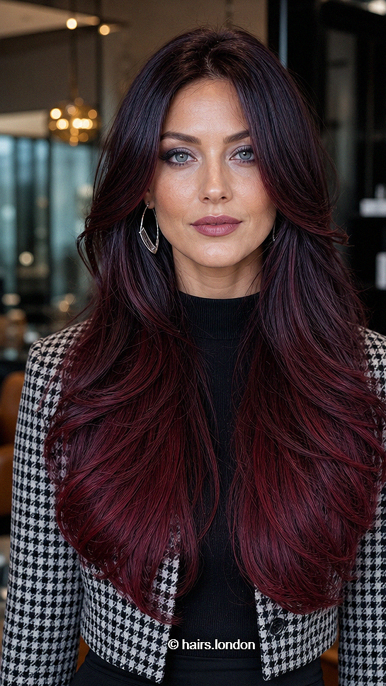35 Stunning Black Cherry Hair Color Ideas for 2026 Black Cherry Merlot Hair