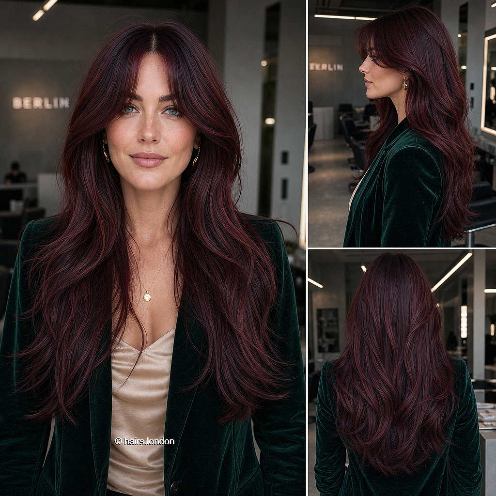 37 Red Brown Hair Color Ideas to Suit Every Personality Black Cherry Mahogany Hair