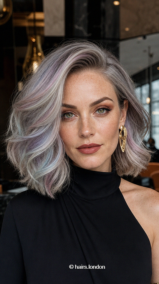 39 Hottest Hair Color Ideas of 2026 Smoky Pastel Opal Hair