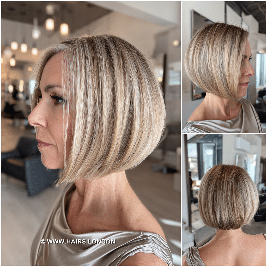 Soft Beige Blonde Bob Hair