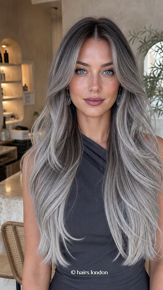 46 Best Ash Blonde Balayage Hair Colors for Every Skin Tone Smoky Silver Ash Hair