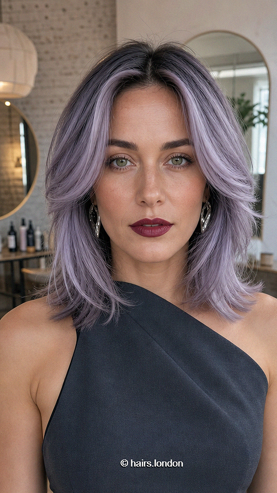 46 Gorgeous Dishwater Blonde Hair Ideas for a Chic New Look Smoky Lavender Lilac Hair