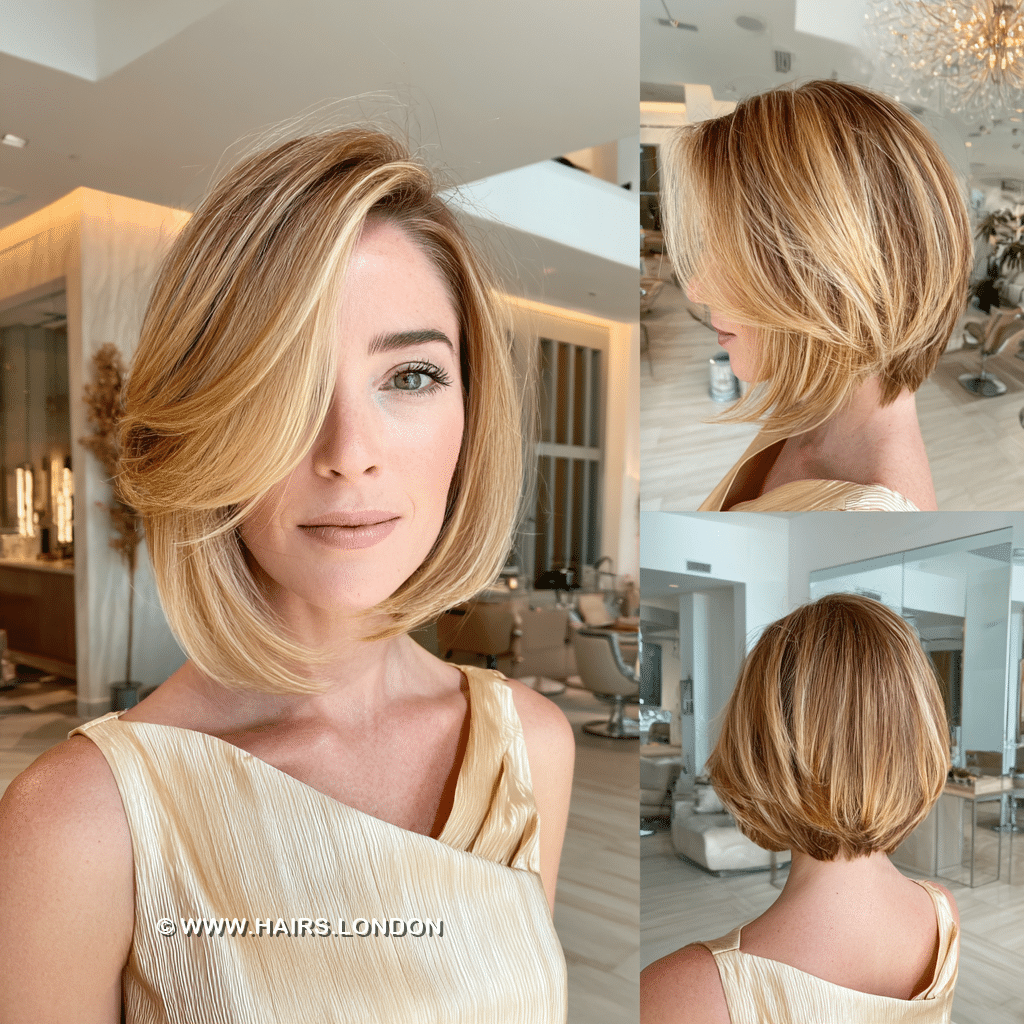 Golden Champagne Blonde Hair