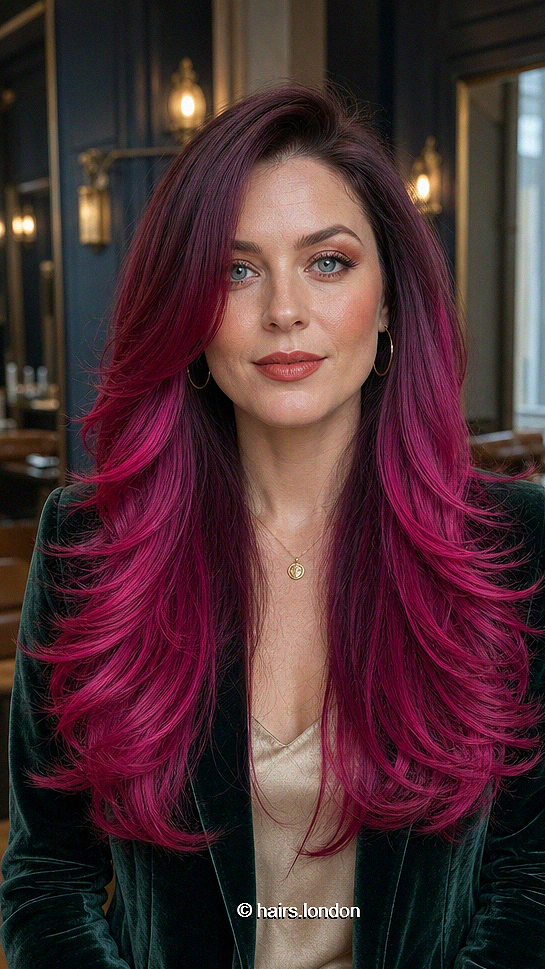 43 Best Hair Color Ideas For Every Style Raspberry Merlot Magenta Hair