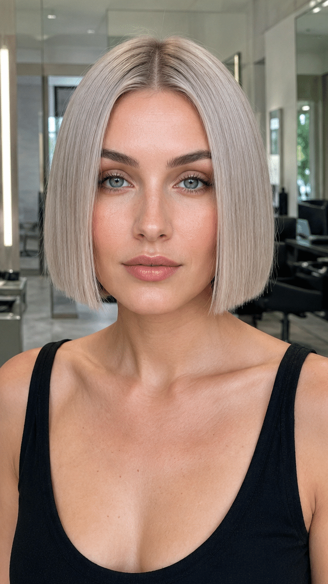 Icy Pearl Blonde Hair