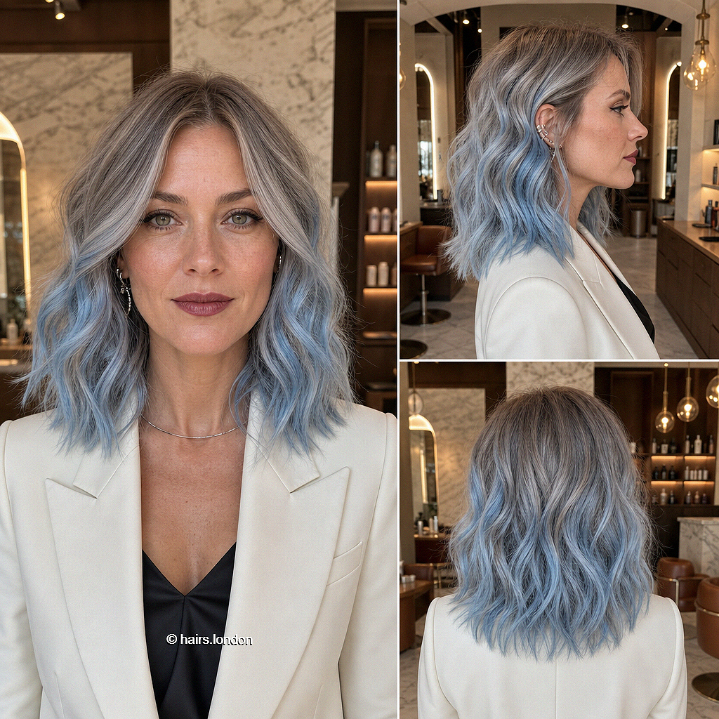 46 Gorgeous Dishwater Blonde Hair Ideas for a Chic New Look Frosted Ice Blue Silver Hair
