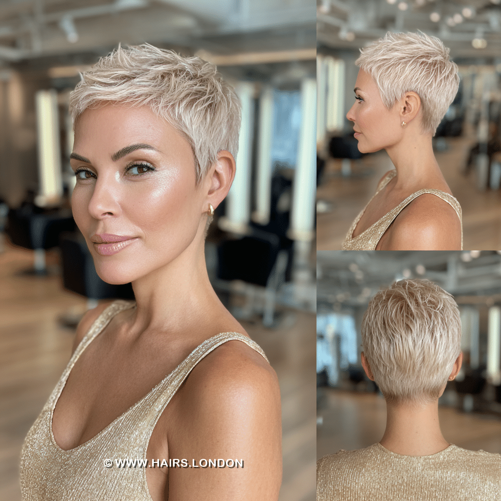 Icy Platinum Blonde Hair