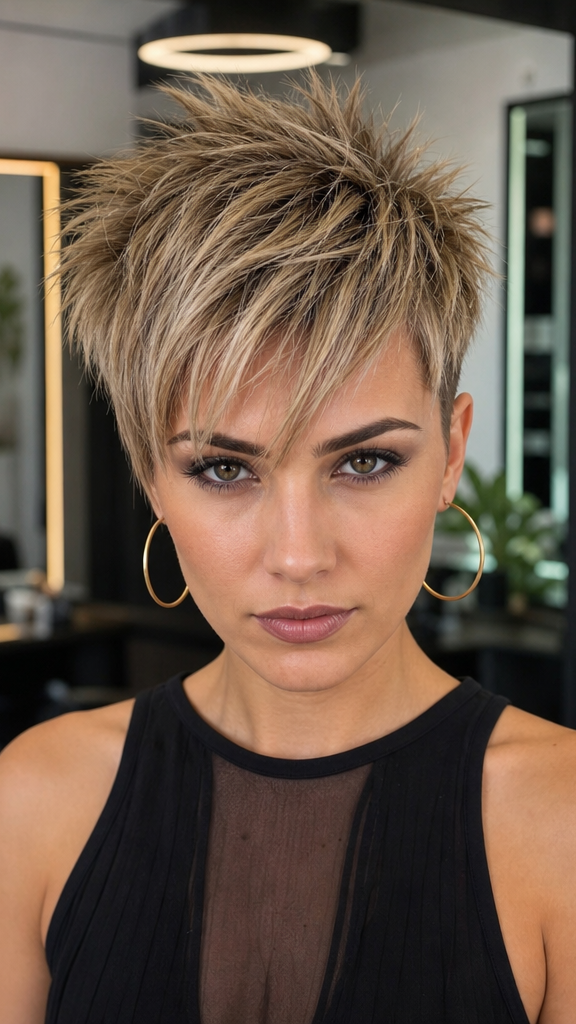 64 Creative Blonde Pixie Cuts to Try This Year Smoky Beige Blonde Hair