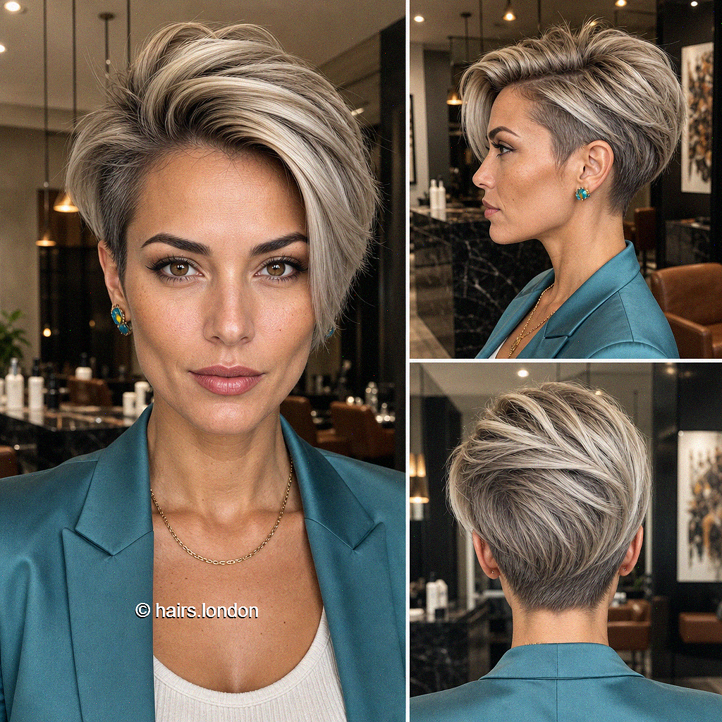 70 Creative Blonde Pixie Cuts to Try This Year Frosted Beige Blonde Hair