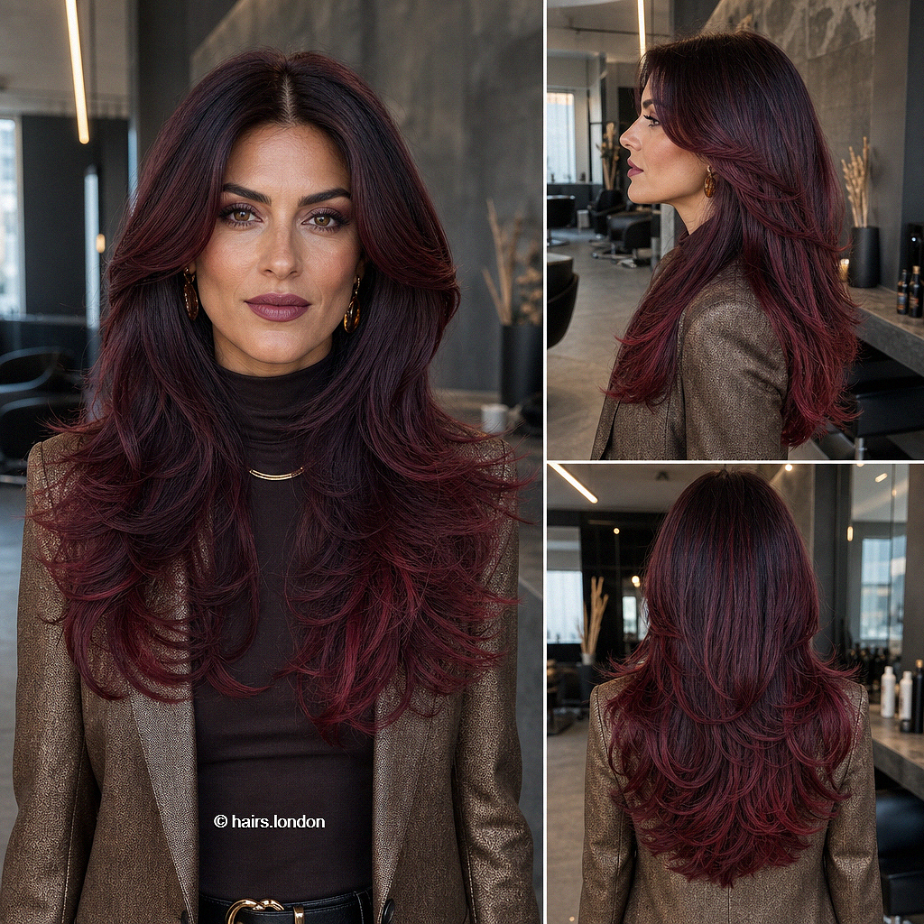 Best 37 Burgundy Hair Colors to Try in 2026 Black Cherry Burgundy Hair