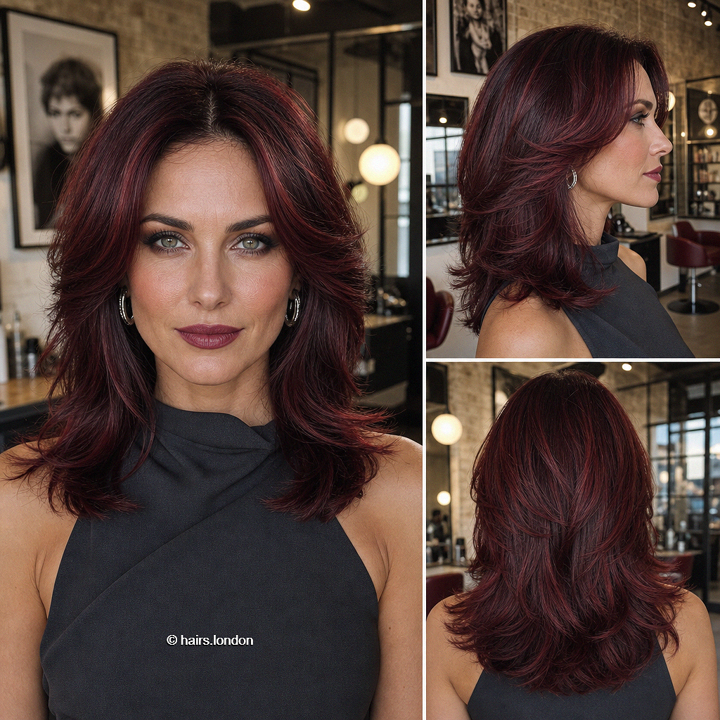 Best 37 Burgundy Hair Colors to Try in 2026 Black Cherry Burgundy Hair