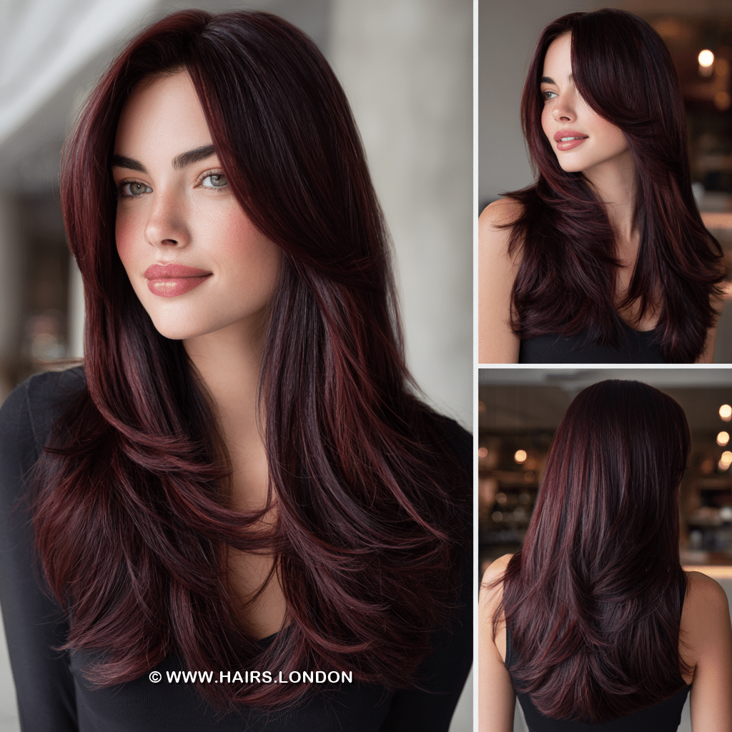 Black Cherry Wine Hair