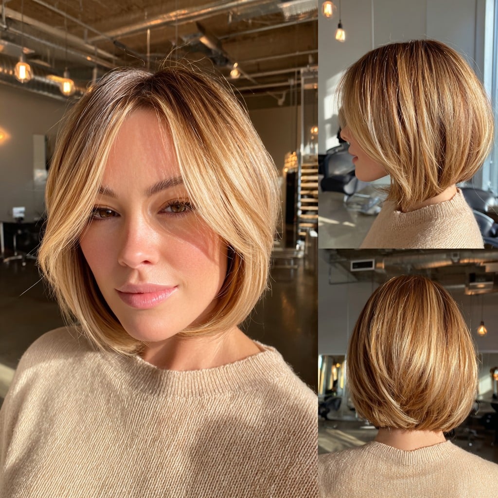 Buttery Caramel Blonde Hair