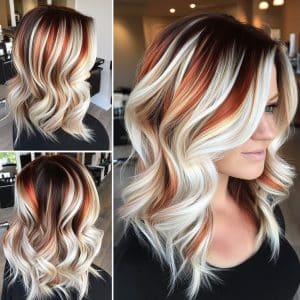 Calico Swirl Hair