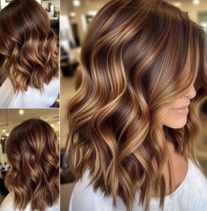 Caramel Brown Balayage Hair