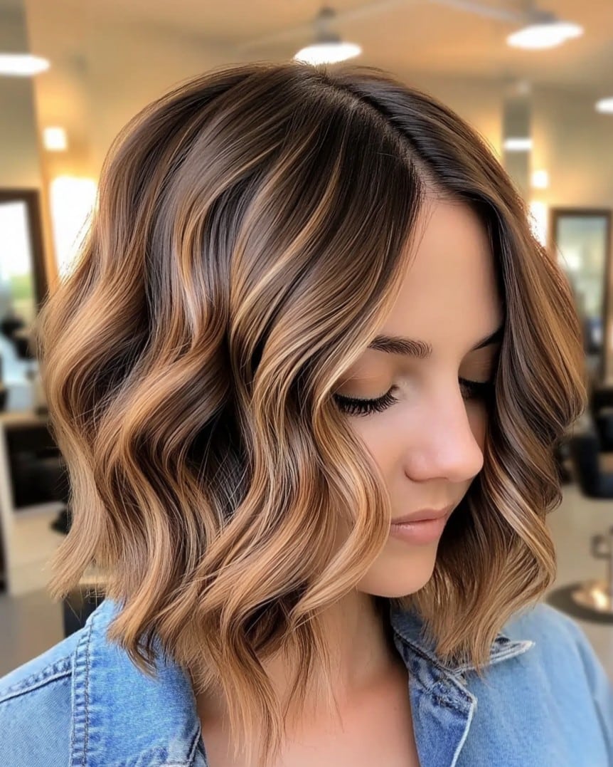 Caramel Swirl Waves