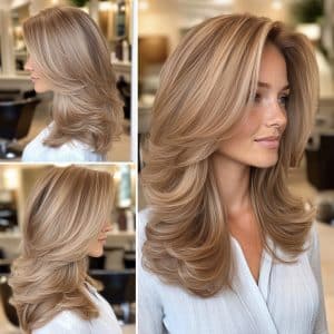 Creamy Beige Blonde Hair