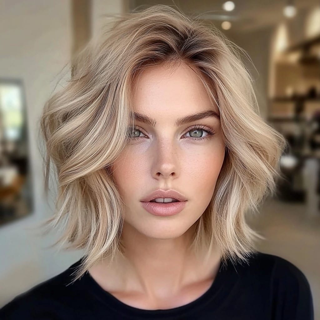 Creamy Beige Blonde Hair