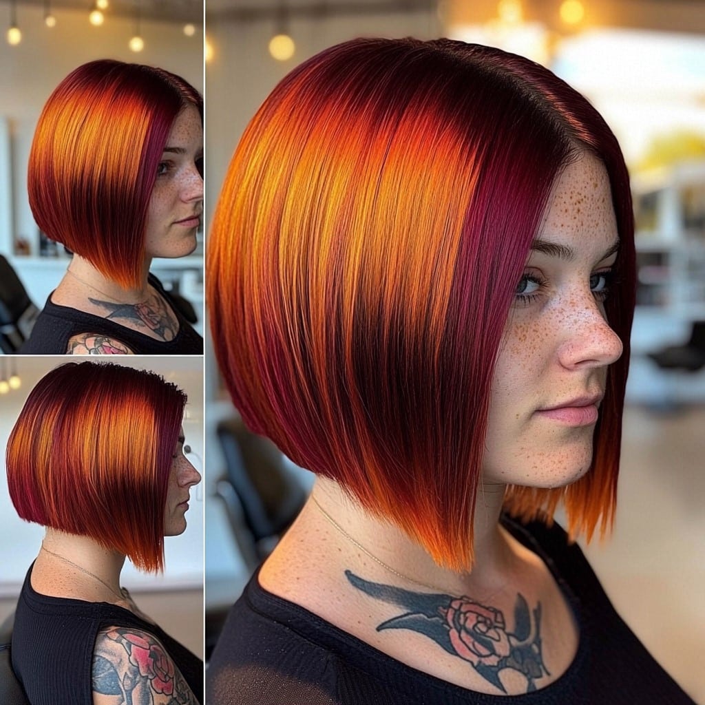 Fiery Sunset Bob