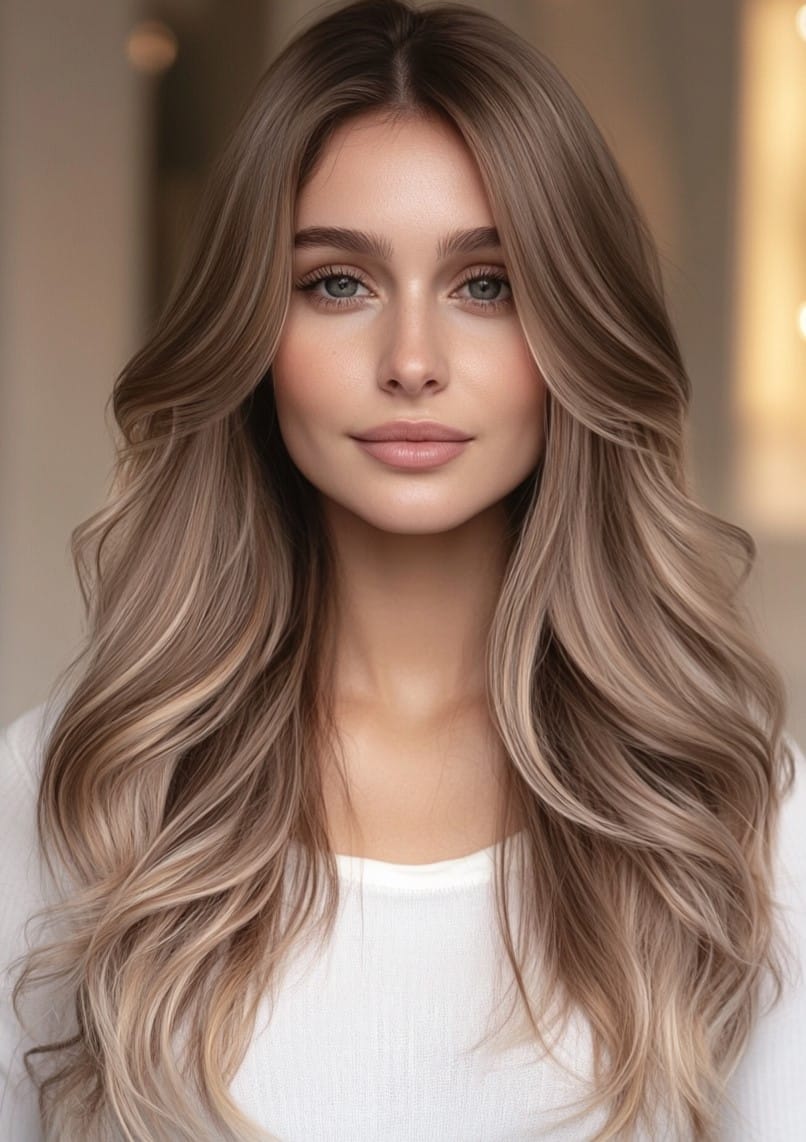 Iced Mocha Brown Hair