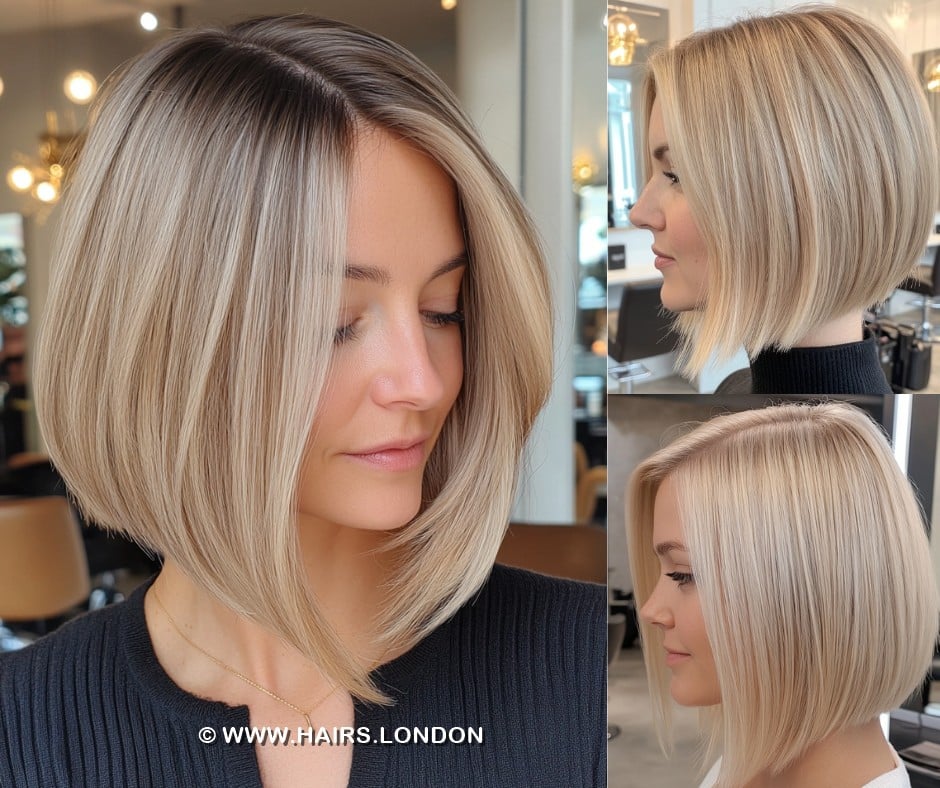 Multi-Dimensional Blonde Bob Hair