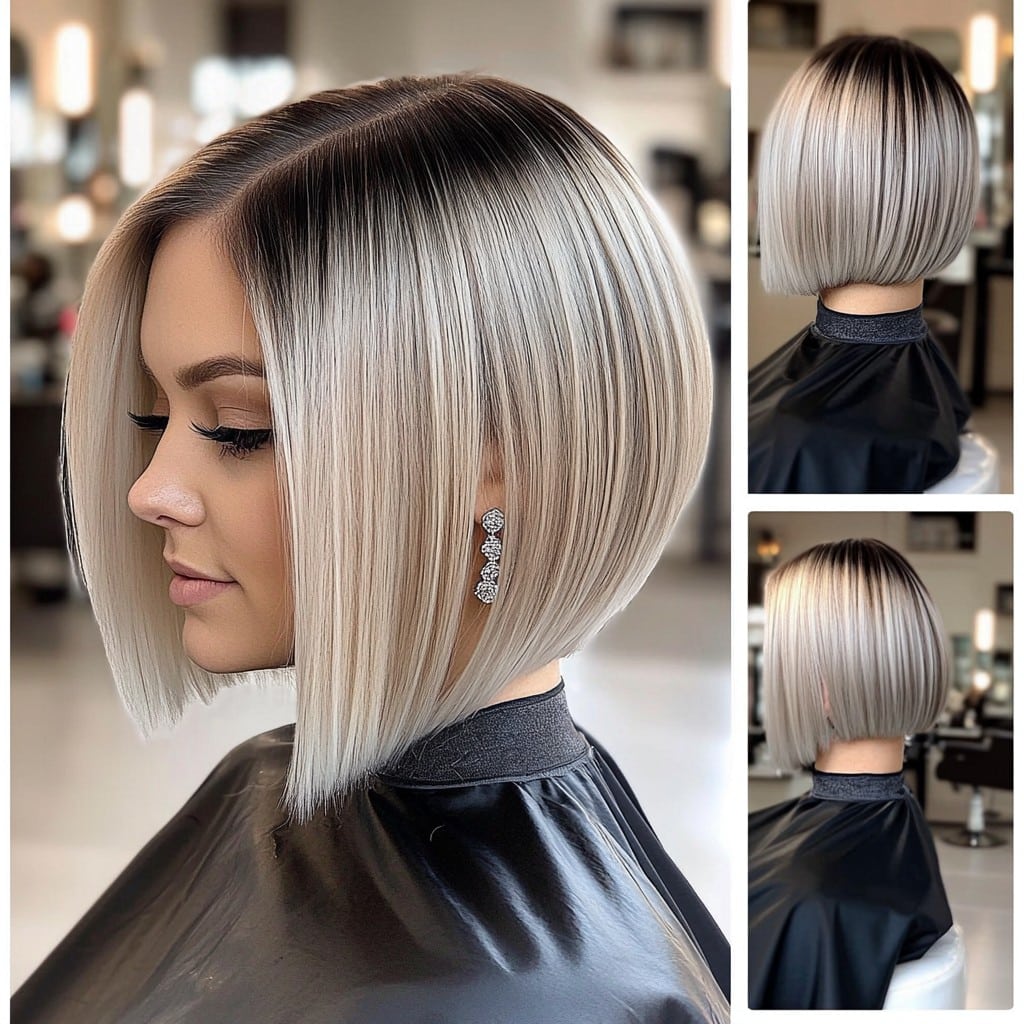 Platinum Blonde Bob