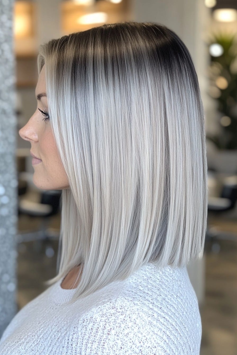 Platinum Blonde Sleekness Hair