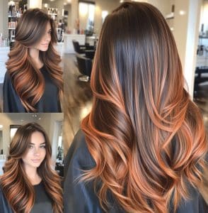Pumpkin Spice Hair