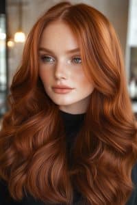 Rich Auburn Hair