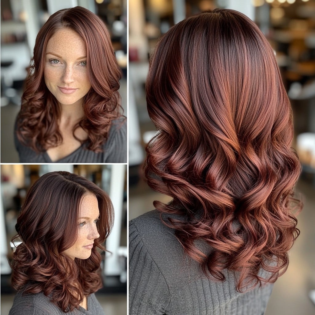 Rich Red Brown Hair