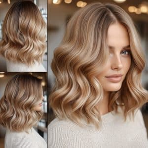 Sandy Beige Blonde Hair