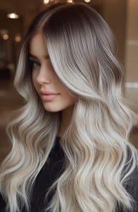 Smoky Platinum Blonde Hair