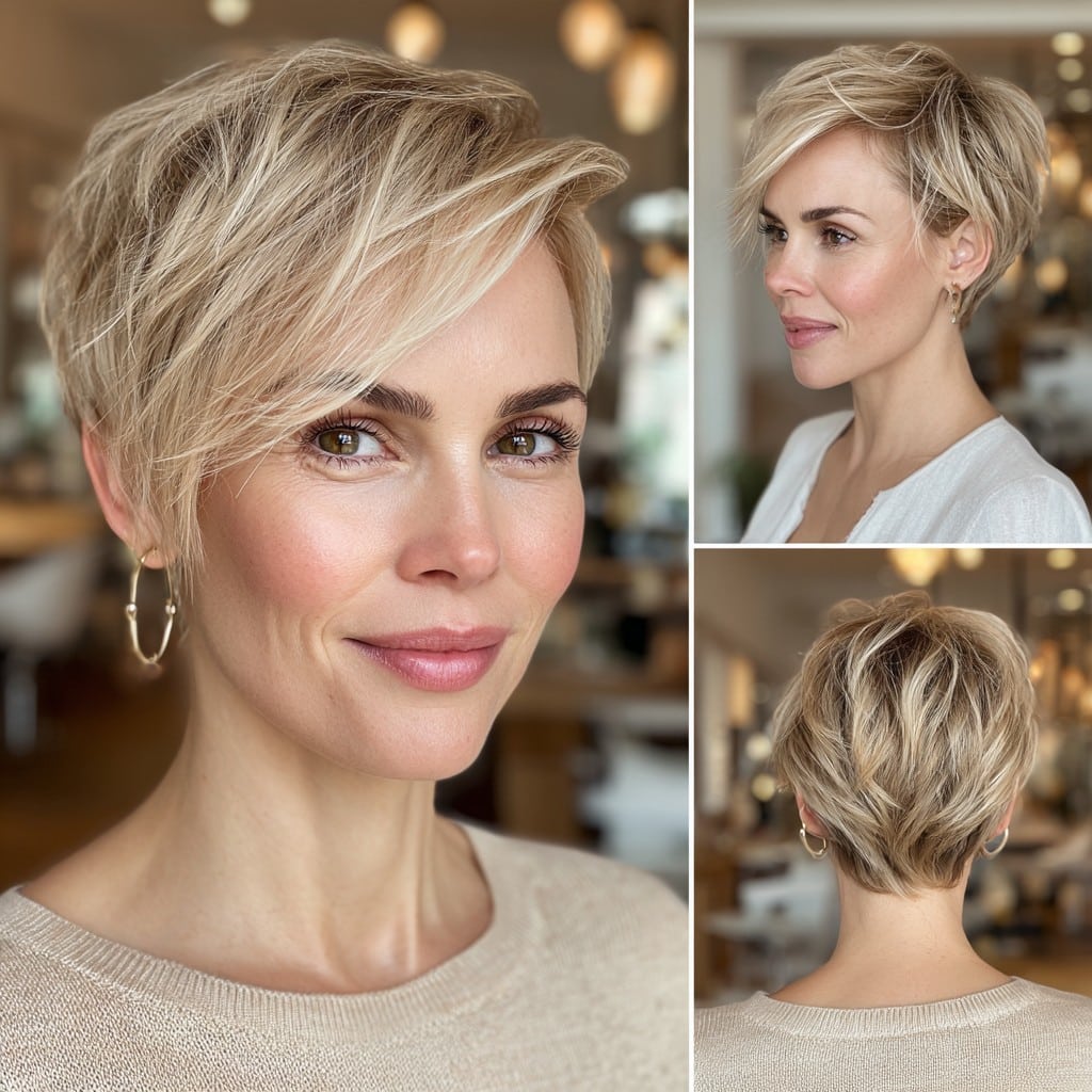 Soft Champagne Blonde Hair