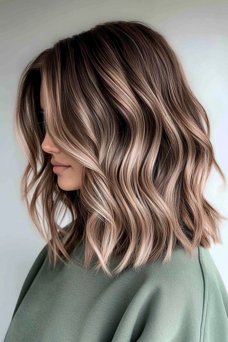 Soft Mocha Balayage Waves