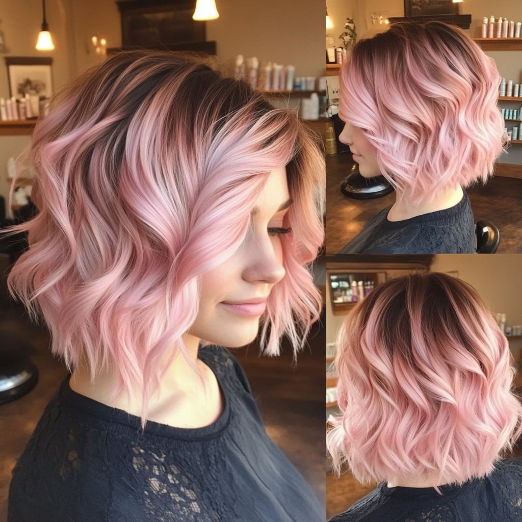 39 Hottest Hair Color Ideas of 2026 Soft Rose Quartz Hair