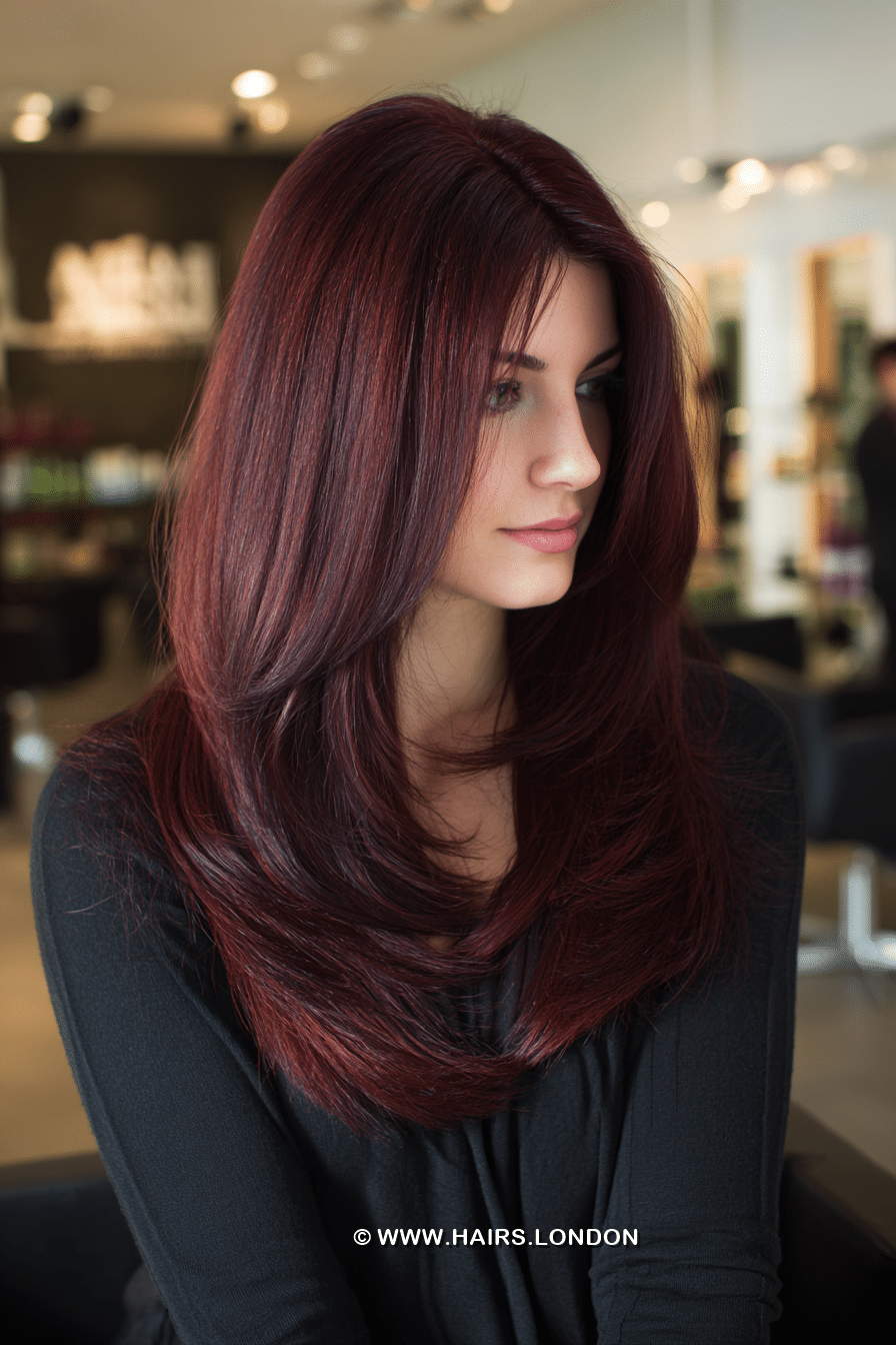 Stunning Cherry Cola Hair