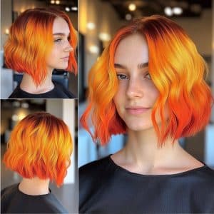Sunset Flame Hair