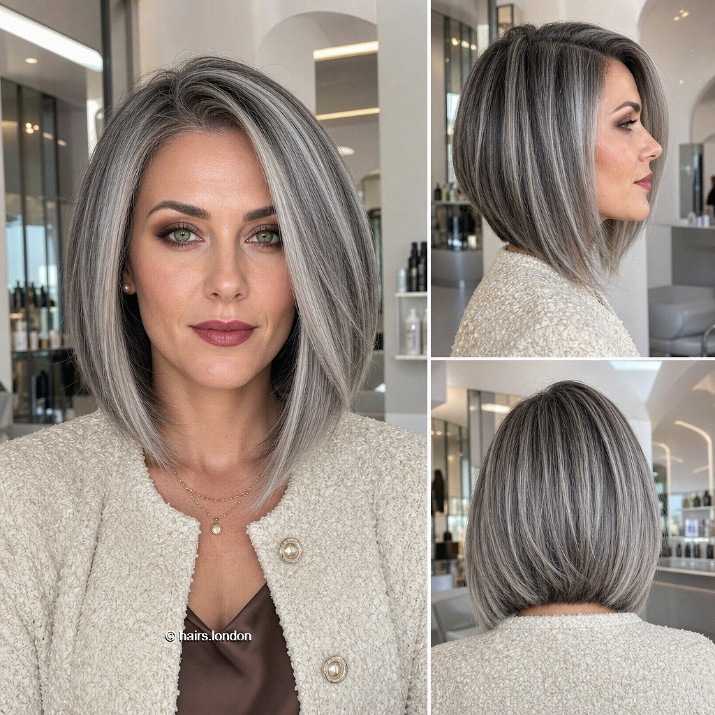 Top 39 Hair Color ideas for Winter 2026 Smoky Silver Ash Hair