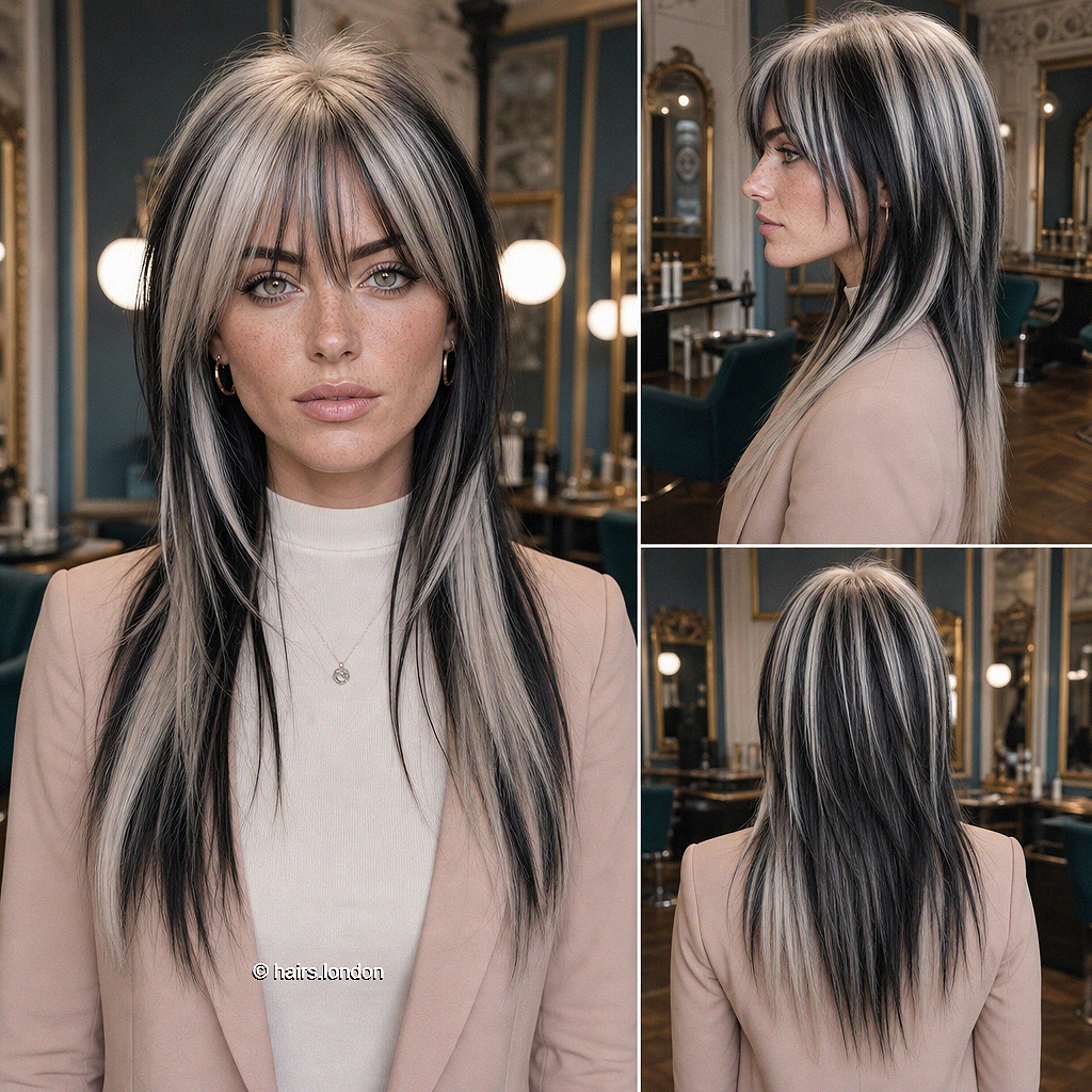 Trendy Calico Hair Color Ideas for 2026 Smoky Silver Calico Hair
