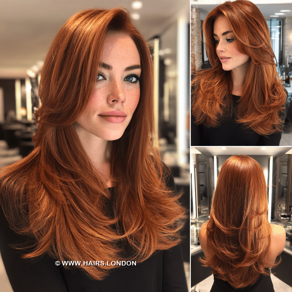 Warm Copper Red Brown Hair