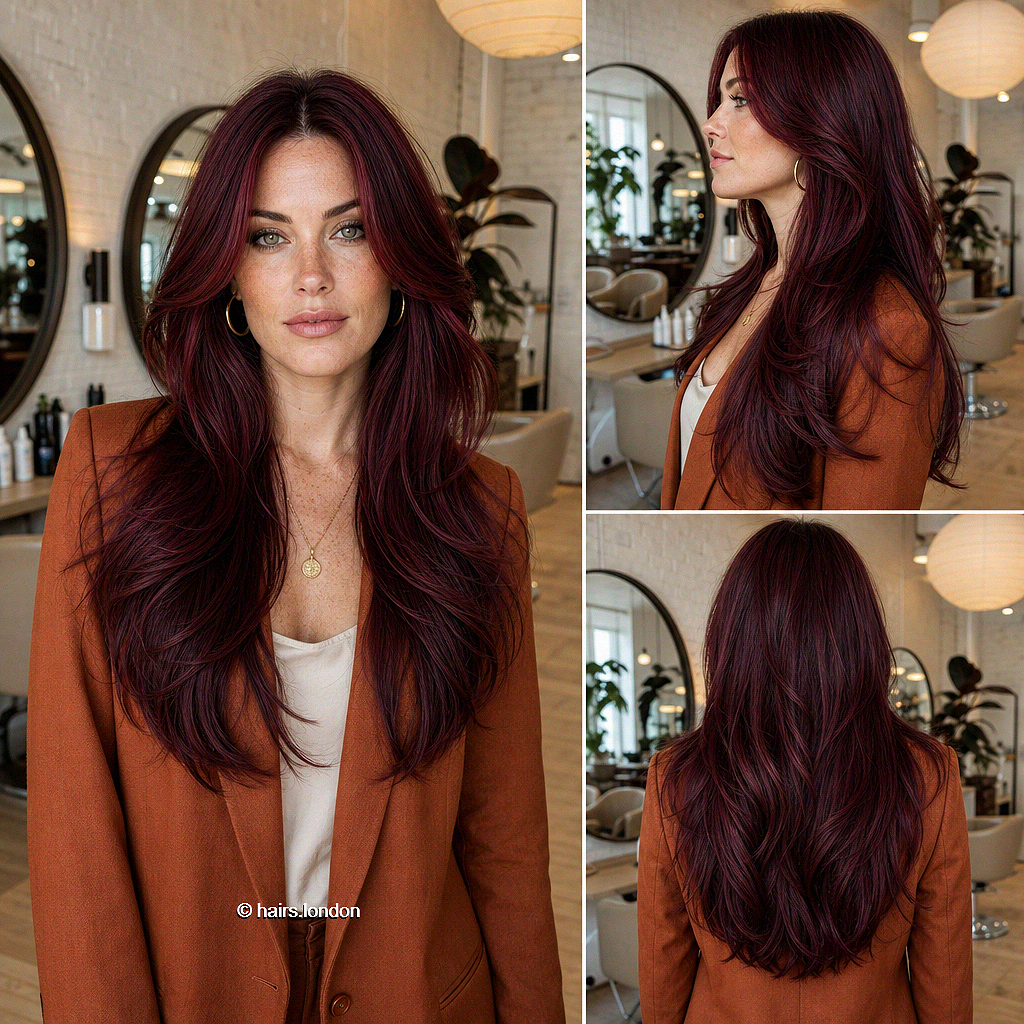 Wine-Inspired Hair Colors Perfect for 2026 Black Cherry Merlot Hair