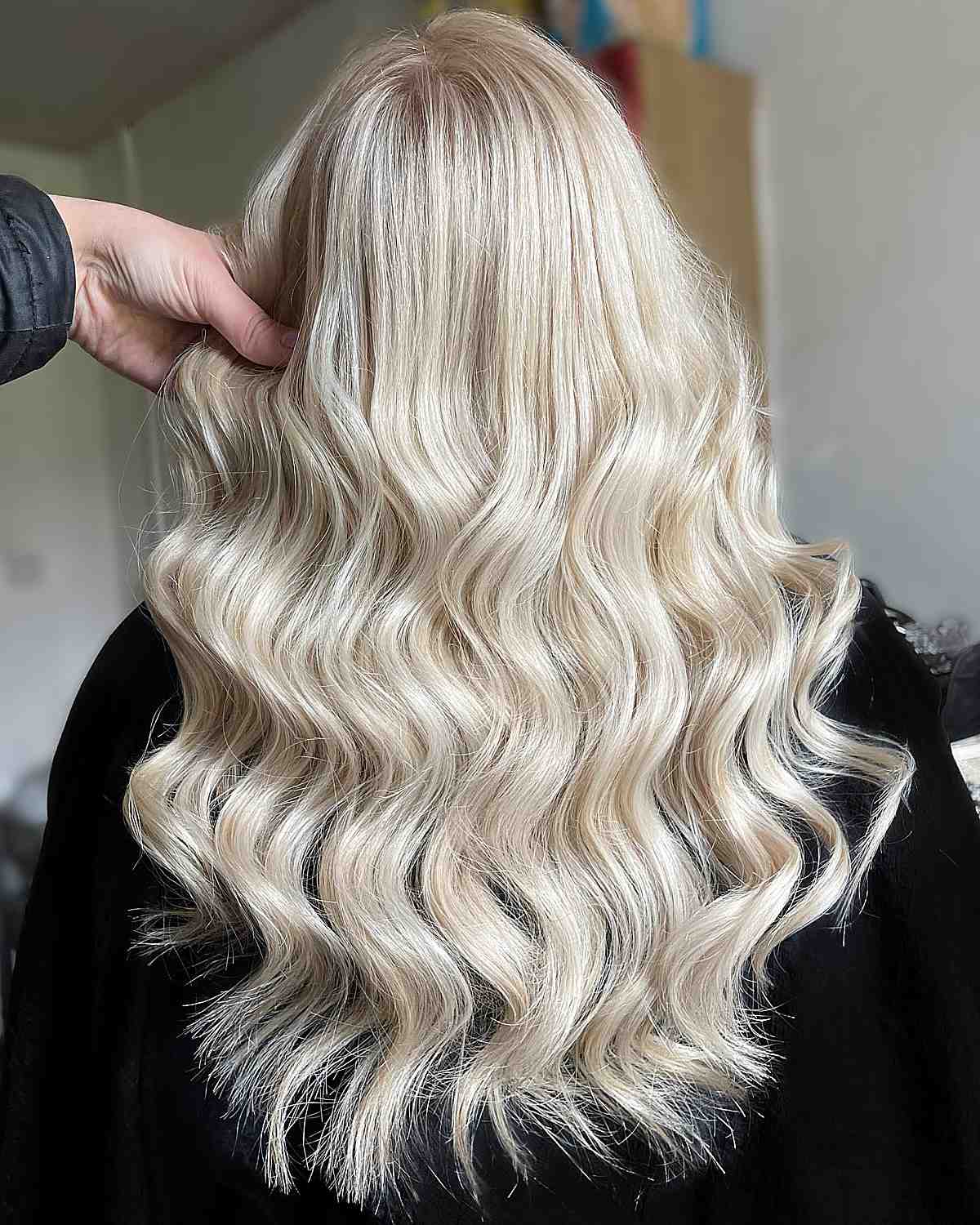 28 Long Blonde Hair Styles That Are Taking Over in 2025 light blonde icing balayage on longer hair