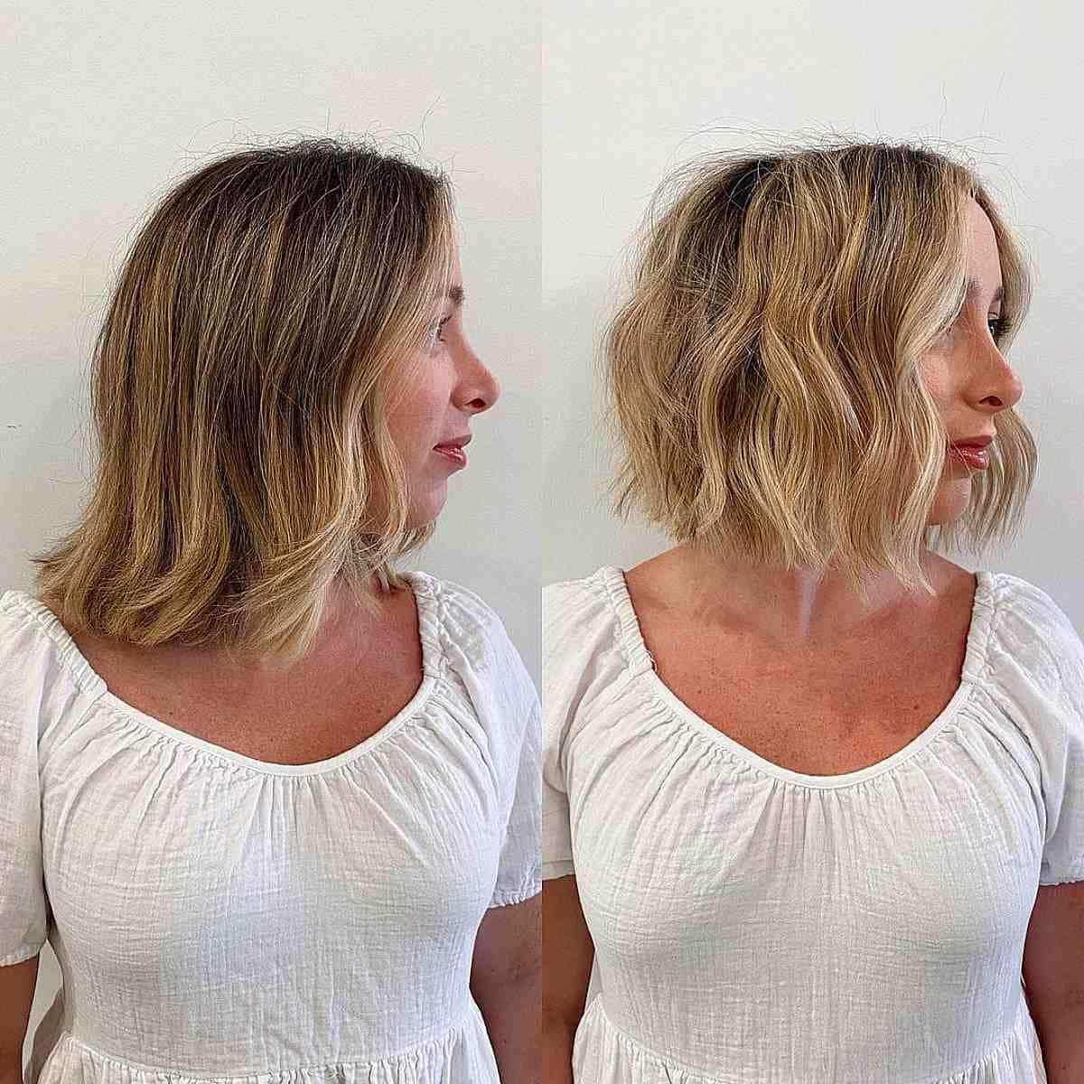 Tousled Short Bob for Blondes