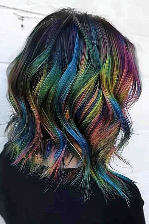 35 Vibrant Rainbow Hair Styles to Rock in 2025