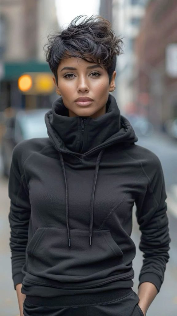 1. Edgy Tousled Pixie Cut