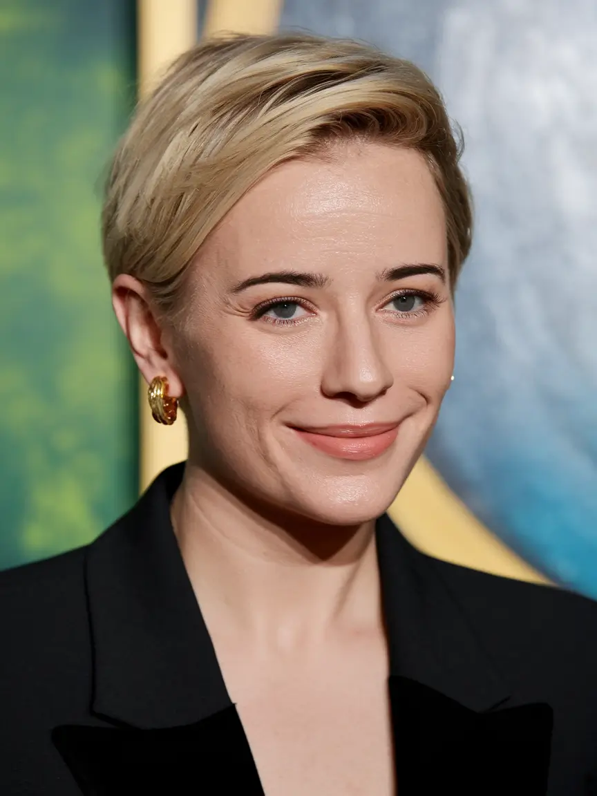 12. Classic Sculpted Blonde Pixie