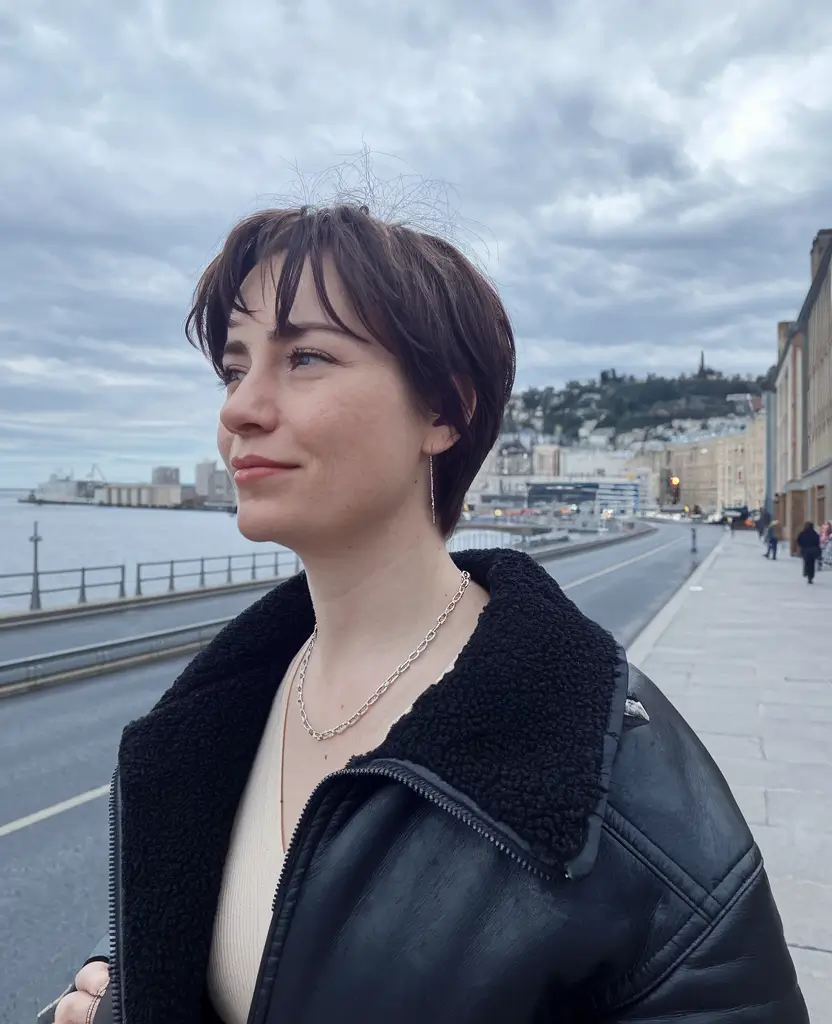 2. Messy Soft Pixie with Subtle Fringe