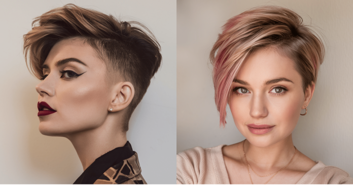 Asymmetrical Pixie with Undercut