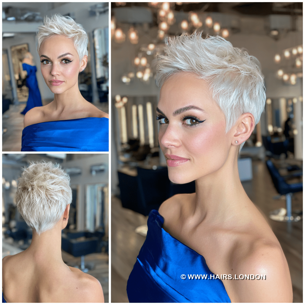 Icy White Platinum Hair