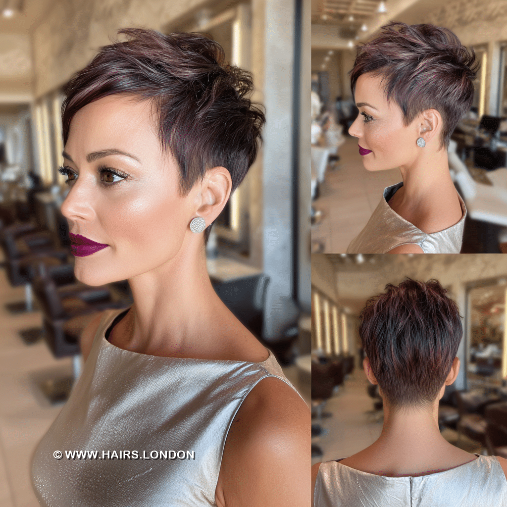 Rich Plum Burgundy Hair